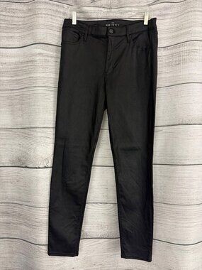 White House Black Market High-Rise Coated Skinny Jeans Size 10